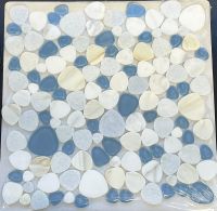 Peach Royal Blue 12 x 12